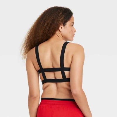 Women's Cotton Rib Cage Back Bralette - Colsie™ 3 Women's Cotton Rib Cage Back Bralette - Colsie™