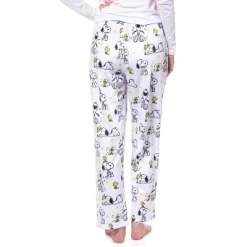 Peanuts Womens' Woodstock Snoopy Characters Friends Sleep Pajama Pants White -Women Sale Shop GUEST 6013bc02 ca97 40db b36f c3b8155f88c3