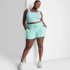 Women's High-Rise Fleece Shorts - Wild Fable™ 9 Women's High-Rise Fleece Shorts - Wild Fable™ -Women Sale Shop GUEST 612a7fb0 d1a5 42f3 a00f 3c732361a6b4