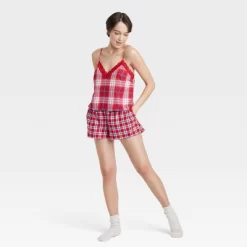 Women's Lace Trim Woven Tank And Shorts Pajama Set - Colsie™ -Women Sale Shop GUEST 63b0f374 8dc4 4d5e a3ad 990f47884cbd