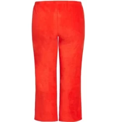 Women's Plus Size Plain Fleece Sleep Pant - Red | AVENUE -Women Sale Shop GUEST 65139999 13ec 44d7 a918 5a41d677ae2a