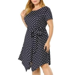 Agnes Orinda Women's Plus Size Polka Dots Wedding Elegant Spring Summer Midi Dresses -Women Sale Shop GUEST 6803133e 2248 43cc b425 e7a15916a5f5