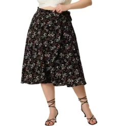 Agnes Orinda Women's Plus Size Boho Wrap Floral Beach Lightweight A Line Skirt -Women Sale Shop GUEST 69a35bb0 ce1b 4360 aa43 447949c62c21