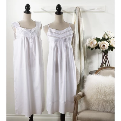 Saro Lifestyle Nightgown With Embroidered Design 4 Saro Lifestyle Nightgown With Embroidered Design - Image 2