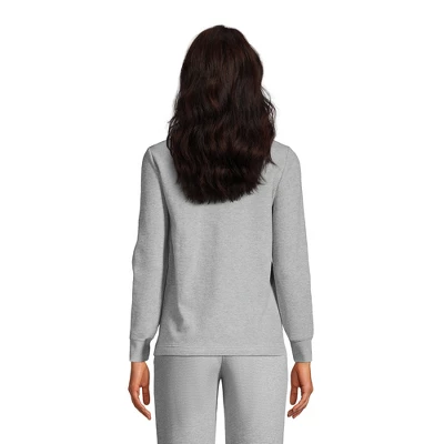 Lands' End Women's Waffle Henley Sleep Shirt 3 Lands' End Women's Waffle Henley Sleep Shirt