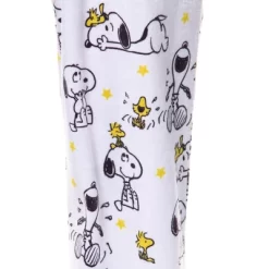 Peanuts Womens' Woodstock Snoopy Characters Friends Sleep Pajama Pants White -Women Sale Shop GUEST 71646ed6 d3b7 474d 821c a61bb224980a