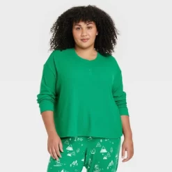 Women's Matching Family Thermal Pajama Top - Wondershop™ Green 9 Women's Matching Family Thermal Pajama Top - Wondershop™ Green -Women Sale Shop GUEST 740d2542 afe6 4eb2 bad4 e16572b2af35