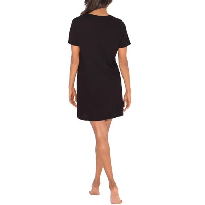 Smart & Sexy Women's Oversized Graphic V-Neck Sleep Shirt 6 Smart & Sexy Women's Oversized Graphic V-Neck Sleep Shirt - Image 4