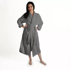Women's Ultra-Absorbent Cotton Bathrobe By Blue Nile Mills