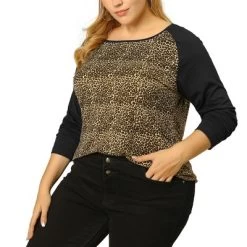 Agnes Orinda Women's Plus Size Winter Floral Print Raglan Long Sleeve Tunic Blouses -Women Sale Shop GUEST 753eec2e d7d0 4163 a85e 37abe3b7f7dc