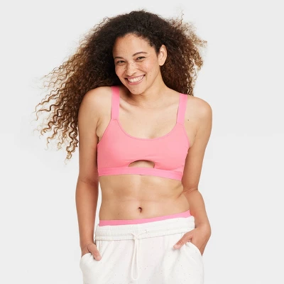 Women's Cotton Rib Cage Back Bralette - Colsie™ 8 Women's Cotton Rib Cage Back Bralette - Colsie™ - Image 6