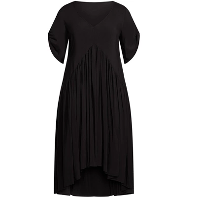 Women's Plus Size Val Dress - Black | AVENUE 4 Women's Plus Size Val Dress - Black | AVENUE - Image 2