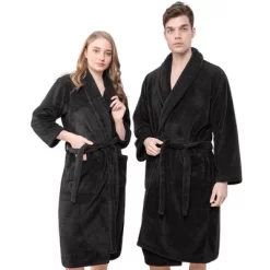 American Soft Linen Warm Fleece Bathrobe, Mens And Womens Adult Robes For Your Bathroom, Shawl Collar Robes -Women Sale Shop GUEST 78fed993 097e 49df a8ab f775a9a10c17