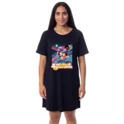 Steven Universe Womens' TV Show Characters Nightgown Sleep Pajama Shirt Black -Women Sale Shop GUEST 7942681f 5fa4 4e6e bdc6 11ebff0000fe