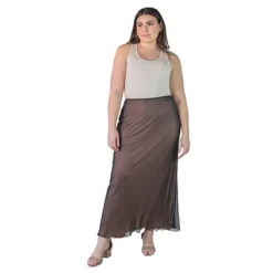 Plus Size Sheer Overlay Elastic Waist Maxi Length Skirt 12 Plus Size Sheer Overlay Elastic Waist Maxi Length Skirt -Women Sale Shop GUEST 79b48251 2779 47f4 bced 2c7da1784fa3