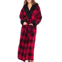 Women's Warm Winter Robe, Plush Fleece Full Length Long Hooded Bathrobe -Women Sale Shop GUEST 7a871f12 fce6 4eae 90df f9ac88d3b98a