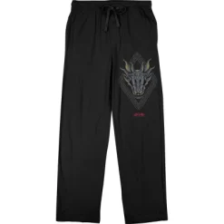 House Of The Dragon Dragon Head Logo Unisex Adult Black Sleep Pajama Pants -Women Sale Shop GUEST 7b35d6ce ab38 4da5 9e18 c00575f0a8cc