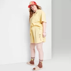 Women's Ascot + Hart Graphic Pull-On Shorts - Yellow 14 Women's Ascot + Hart Graphic Pull-On Shorts - Yellow -Women Sale Shop GUEST 7c853c5c 6612 4eaf 9a28 423299b70377