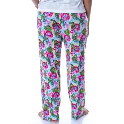 Nickelodeon Womens' Teenage Mutant Ninja Turtles Tie Dye Pajama Pants Multicolored 5 Nickelodeon Womens' Teenage Mutant Ninja Turtles Tie Dye Pajama Pants Multicolored - Image 3