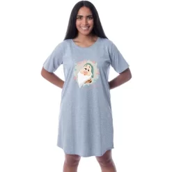Disney Womens' Snow White And The Seven Dwarfs Sleepy Nightgown Pajama Grey -Women Sale Shop GUEST 7d968469 f318 45a6 8bee aa2116d18118
