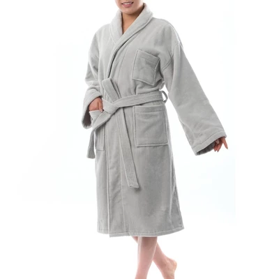 Alpine Swiss Blair Womens Cotton Terry Cloth Bathrobe Shawl Collar Velour Spa Robe 9 Alpine Swiss Blair Womens Cotton Terry Cloth Bathrobe Shawl Collar Velour Spa Robe - Image 7