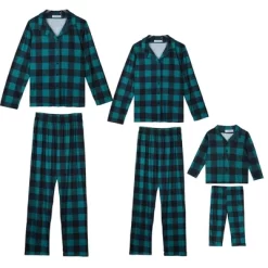 Cheibear Christmas Plaid Long Sleeve Tee With Pants Loungewear Family Pajama Sets -Women Sale Shop GUEST 840596be 170d 47f3 87de ca3e06add334