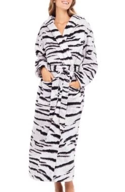 Women's Classic Winter Robe, Hooded Cozy Plush Fleece Bathrobe -Women Sale Shop GUEST 84d7c57d 07fe 42a1 a024 b1793d675d34