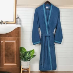 All-Season Unisex Cotton Terry Lounge Bathrobe With Embroidery By Blue Nile Mills 27 All-Season Unisex Cotton Terry Lounge Bathrobe With Embroidery By Blue Nile Mills -Women Sale Shop GUEST 863e0a77 7403 4958 88d5 f7104b0701e4
