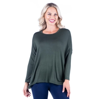 24seven Comfort Apparel Womens Oversized Long Sleeve Dolman Top 10 24seven Comfort Apparel Womens Oversized Long Sleeve Dolman Top - Image 9