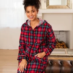 Women's Cotton Flannel Nightgown, Long Hooded Night Dress -Women Sale Shop GUEST 87ea8f78 7dc1 4959 92c6 1074bacc7a9b