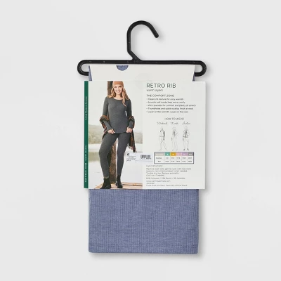 Warm Essentials By Cuddl Duds Women's Retro Ribbed Long Sleeve Scoop Neck Pajama Top 5 Warm Essentials By Cuddl Duds Women's Retro Ribbed Long Sleeve Scoop Neck Pajama Top - Image 3