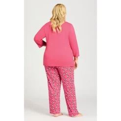 Women's Plus Size Cold Outside Sleep Top - Pink | AVENUE -Women Sale Shop GUEST 89d8cdff 42d9 4333 aee4 bd79d0e8c0b7