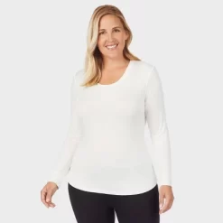 Warm Essentials By Cuddl Duds Women's Smooth Stretch Thermal Scoop Neck Top -Women Sale Shop GUEST 8b1c1f0f bc73 48d6 8368 7a17fa8b7a9c