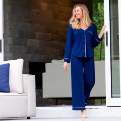 Softies Women's Ankle PJ Set With Contrast Piping 19 Softies Women's Ankle PJ Set With Contrast Piping -Women Sale Shop GUEST 8c939ea3 93c5 4ee9 8ccc ac4e03b023c5