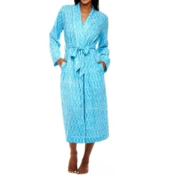 Womens Soft Cotton Knit Jersey Lounge Robe With Pockets, Long Bathrobe -Women Sale Shop GUEST 8dc87db8 18ae 4425 b4bd 4a37d277ca88