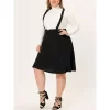 Agnes Orinda Plus Size Suspender Skirt For Women Detachable Strap A-Line Skirts 1 Agnes Orinda Plus Size Suspender Skirt For Women Detachable Strap A-Line Skirts -Women Sale Shop GUEST 927e34f3 08f2 45d2 825e 17d3a6cc16a1