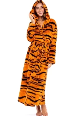 Women's Classic Winter Robe, Hooded Cozy Plush Fleece Bathrobe -Women Sale Shop GUEST 93117df4 a6bb 44be 867e 47c6c38722a1