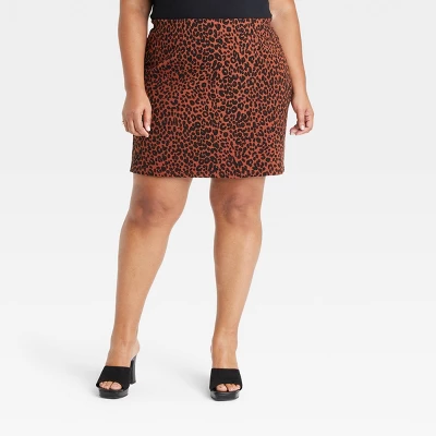 Women's Ponte Mini A-Line Skirt - Ava & Viv™ 6 Women's Ponte Mini A-Line Skirt - Ava & Viv™ - Image 4