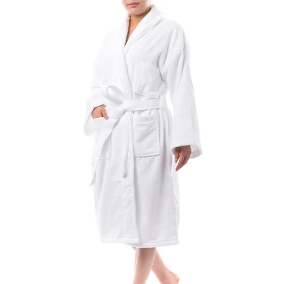 Alpine Swiss Blair Womens Cotton Terry Cloth Bathrobe Shawl Collar Velour Spa Robe 8 Alpine Swiss Blair Womens Cotton Terry Cloth Bathrobe Shawl Collar Velour Spa Robe - Image 6