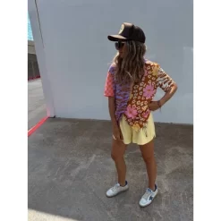 Women's Ascot + Hart Graphic Pull-On Shorts - Yellow 13 Women's Ascot + Hart Graphic Pull-On Shorts - Yellow -Women Sale Shop GUEST 9732f737 b487 47ca a858 0363525eba45