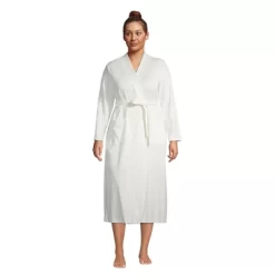 Lands' End Women's Supima Cotton Long Robe -Women Sale Shop GUEST 9c4e92ab d89a 4314 a9e8 4427c6150bb2