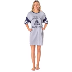 Star Trek Womens' Property Of Starfleet Academy Nightgown Pajama Shirt Grey -Women Sale Shop GUEST 9d02faf1 80f1 45fd 9402 883407d73db7