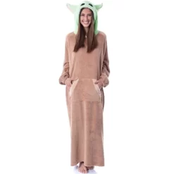 Star Wars The Mandalorian Baby Yoda Costume Adult Wearable Blanket Pullover Robe Brown -Women Sale Shop GUEST 9f7f0605 8cc6 4870 b665 3e89dced0f7c