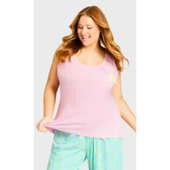 Women's Plus Size Chicks Sleep Tank - Chicks Placement | AVENUE -Women Sale Shop GUEST a010eb9b b00b 48cc a159 d383a4d681f7