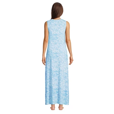 Lands' End Women's Sleeveless Cooling Long Nightgown 3 Lands' End Women's Sleeveless Cooling Long Nightgown