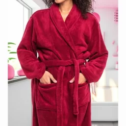 Women's Warm Fleece Winter Robe, Long Soft Plush Bathrobe -Women Sale Shop GUEST a3d40290 06c8 4b8b 956b 85ea5343e566