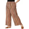 Agnes Orinda Women's Plus Size Boho Palazzo Lounge Wide Leg Pants With Elastic Waist And Stripe -Women Sale Shop GUEST a4370c0b 8ede 4fd8 b940 6a37df77b428
