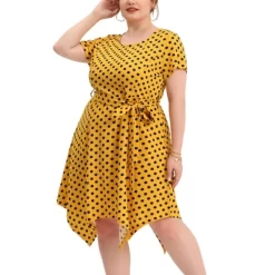 Agnes Orinda Women's Plus Size Polka Dots Wedding Elegant Spring Summer Midi Dresses -Women Sale Shop GUEST a70d34db 3e39 4b0e 9ce8 3ef5309d515f