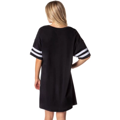 Star Wars Womens' Movie Film Title Logo Nightgown Sleep Pajama Shirt Black 3 Star Wars Womens' Movie Film Title Logo Nightgown Sleep Pajama Shirt Black