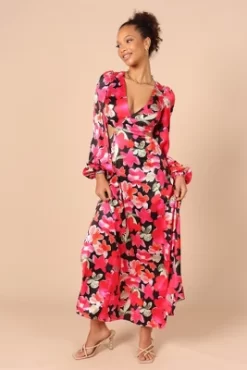 Petal And Pup Womens Teena Puff Sleeve Cutout Midi Dress -Women Sale Shop GUEST a9cfe282 6934 4c99 ad87 e05ab6b47213